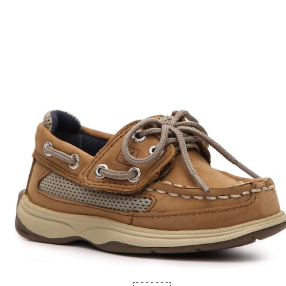 Sperry Billfish Toddler Boat Shoes (with Velcro!), Size 5.5 Wide